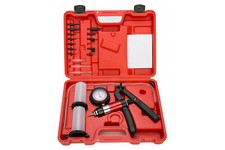 KIT POMPA A VUOTO MANUALE PER CAMBIO SPURGO OLIO FRENI AUTO MOTO 2 VASETTI