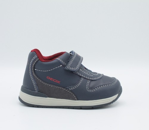 GEOX Scarpe Bambino Primi Passi Rishon B840RB pelle Blu scuro Rosso con  stappo | eBay