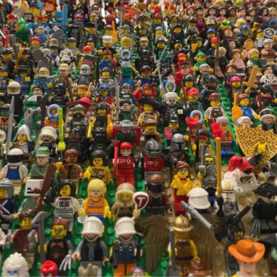 Lego Minifigura Lote a Granel de 3 Minifiguras Misteriosas Selección Star Wars Minifigura Marvel Foto 3 de 4