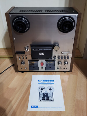 AKAI GX-600DB Stereo Tonbandgerät Tonbandmaschine mit Bedienungsanleitung + NAB