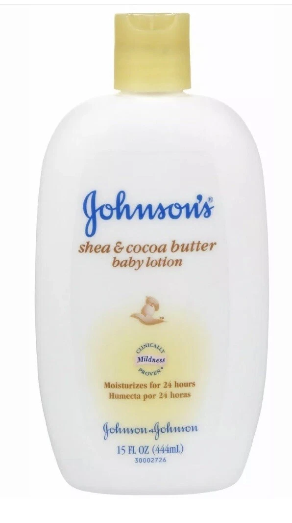 Johnson's Shea & Cocoa Butter Baby Lotion 24 Hr Moisture 15 fl oz New Sealed