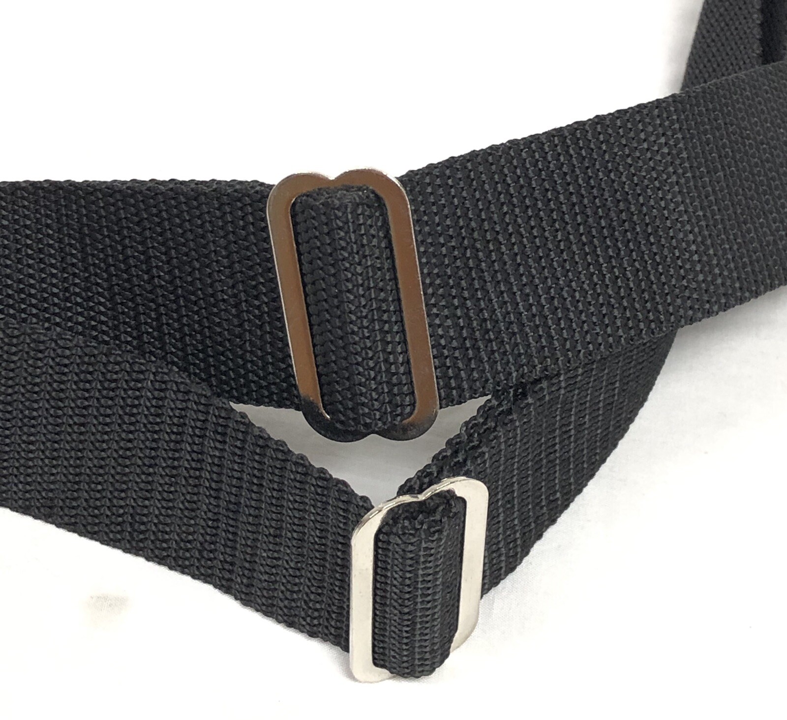 2 Black Shoulder Carry Straps 44" Heavy Duty Metal Clip Travel Bag Laptop 