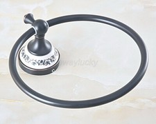 Black Oil Rubbed Bronze Towel Ring,Towel Holder, Towel Bar Bathroom Accessories