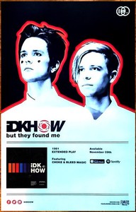iDKHOW 1981 EP 2018 Ltd Ed RARE Tour Poster PANIC AT THE ...
