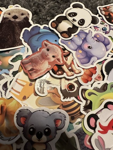 Lote aleatorio de 150 pegatinas de animales - Imagen 4 de 7