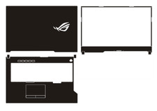 Carbon fiber Laptop Sticker Skin Cover for ASUS ROG Strix G17 G712 G712LW 17.3"