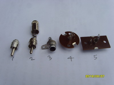 Vintage RCA plug socket jack female, Collins Heathkit Drake S-line 75S(Pick one)