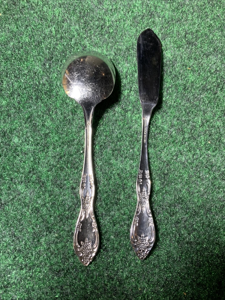 Cuchillo de mantequilla de queso cuchara de acero inoxidable Oneida Profile GALVESTON entremeses Foto 2 de 4