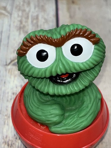 Oscar the Grouch Ernie Sesame Street Roly Poly Weeble figure oscillanti Jim Henson - Foto 9 di 12