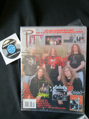 Pit  Magazine #24 Death Metal  Cannibal Corpse, Mortician, Suffocation,  Marduk