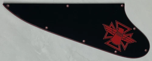 Custom For Gibson Thundebird"Logo"Style Guitar Pickguard 3-Ply Black