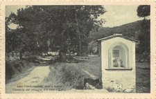 AL18-24B) CARTOLINA VERSI CAPANNA BRUNA CHIESUOLA VILLAGGIO COLLE RIVO VIAGGIATA