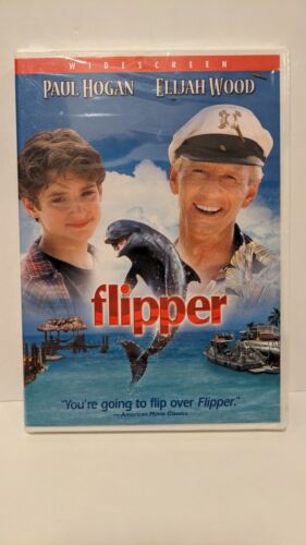 Flipper DVD Widescreen New Sealed SEE PHOTOS Paul Hogan Elijah Wood 2003 - Picture 1 of 13