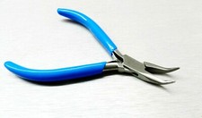 Plier Bent Nose Smooth Tips Slim Line Jewelry Hobby Wire Work Pliers 7 Series