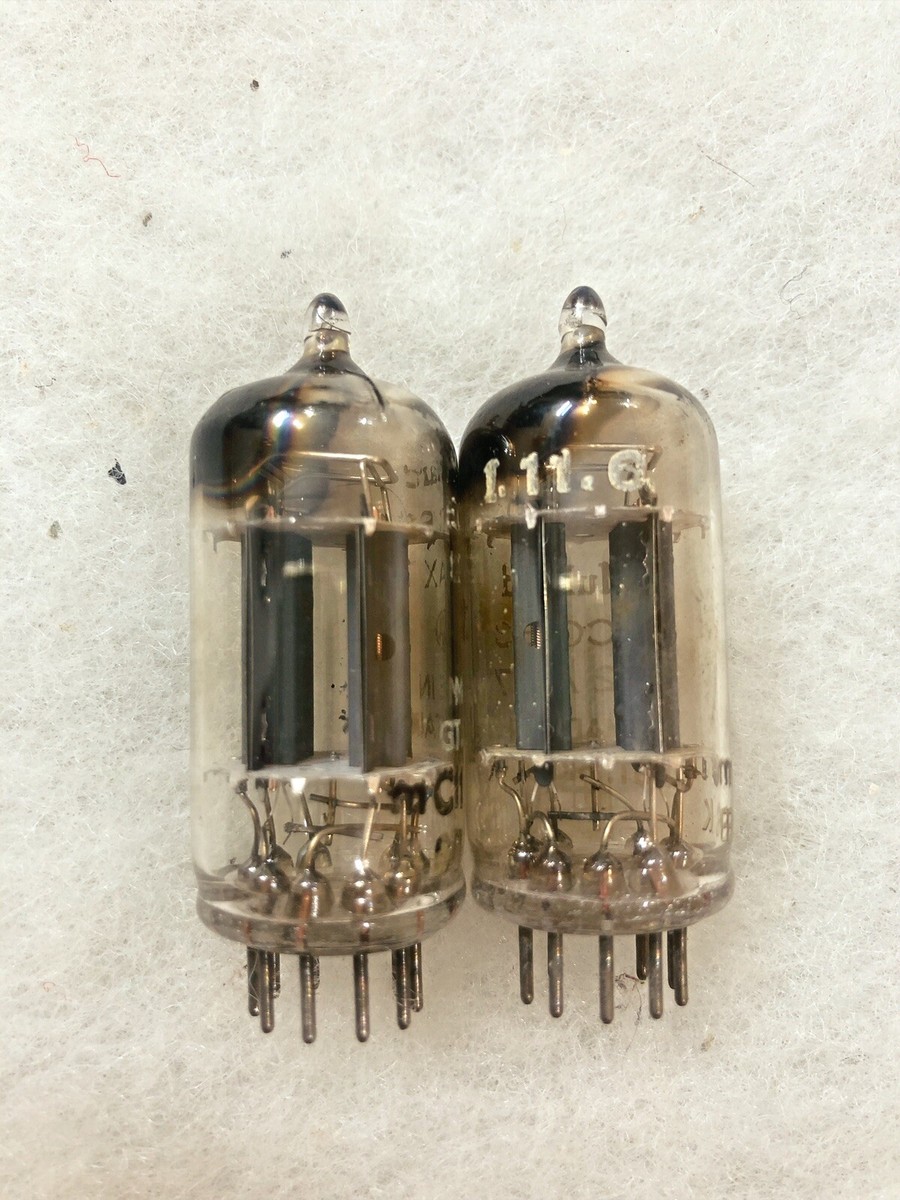 Mullard ECC83 12AX7 mC1 1956 Square getter Tested On Avo CT160