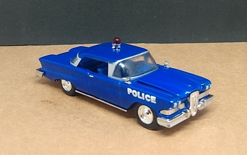 Vintage 1958 Ford Edsel Police Car Limited Edition Collectible