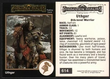 R2 Rare 1991 TSR AD&D Gold Border RPG Art Card 614 Forgotten Realms Larry Elmore