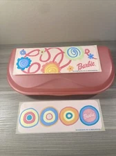 Tupperware Barbie Compartment Storage Case w/ Stickers Pencils Doll Clothes New!