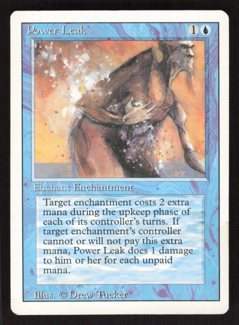 1994 Power Leak Revised Edition MTG