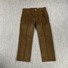 Orvis Corduroy Pants Mens 36X28 Tan Beige Classic Fit 5 Pocket Chino Measurments