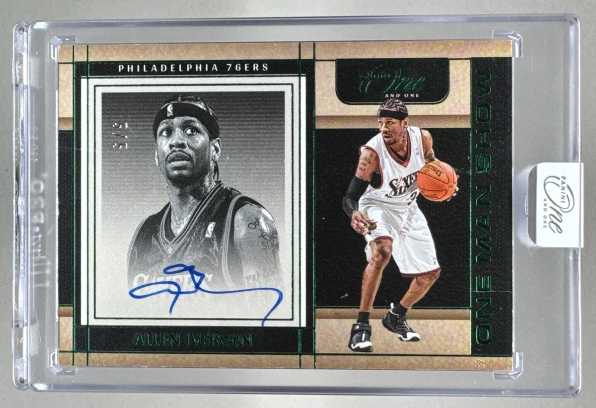 Panini Allen Iverson Basketball Serial Numbered Sports Trading