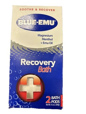 Blue Emu Recovery Bath Bombs Tired Aching Legs Muscle Aches Back Pain Fatigue