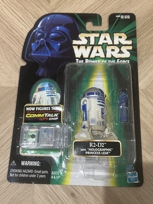 Star Wars R2-D2 Power of The Force Comm Talk with Holographic Princess Leia