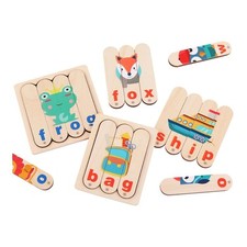 192 Pieces Matching Letter Spelling Game for Kindergarten Toddlers Preschool