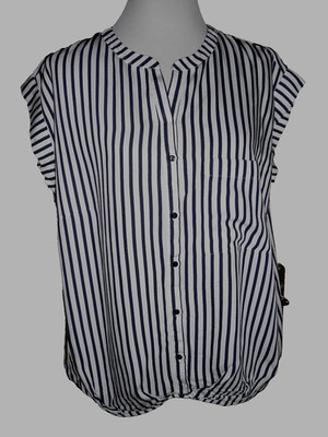 Betty & Co. Grey, Bluse, Größe: 44, Schwarz/Weiß, Streifen,tolle Optik,Top Zust.
