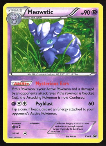 Pokemon Meowstic Holo XY Promos XY48 LP