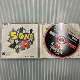 Sonic R  Sega Saturn SS Sega GS-9170 1997 w/ Case Manual  Tested Used