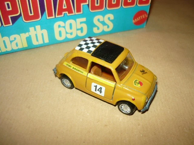 MATTEL MEBETOYS FIAT ABARTH 695 SS AUTOMODELLO SCALA 1/43 FREE REPROBOX - Immagine 3 di 4