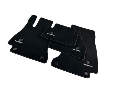 Genuine Brabus Floor Mats Black Velour E Class W213 CLS AMG GT X290 Carpet