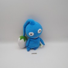 D0808B Pikmin Blue Bud Sanei Beanie 2001 Plush 6" Stuffed Toy Doll japan