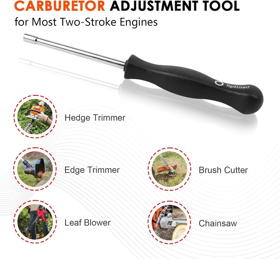 HUZTL Carburetor Carb Adjustment Screwdriver Adjusting Tool 21-Teeth ...