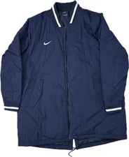 Nike Dugout Full Zip Baseball Jacket Navy Blue White Size XX Large NEW