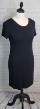 Artisan NY T-shirt Little Black Dress Women's size Sm Scoop Neck Minimalist
