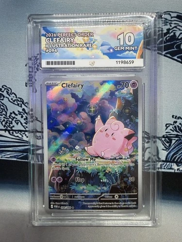 Pokémon TCG Clefairy 094/088 Perfect Order Ace 10 Perfect 10s