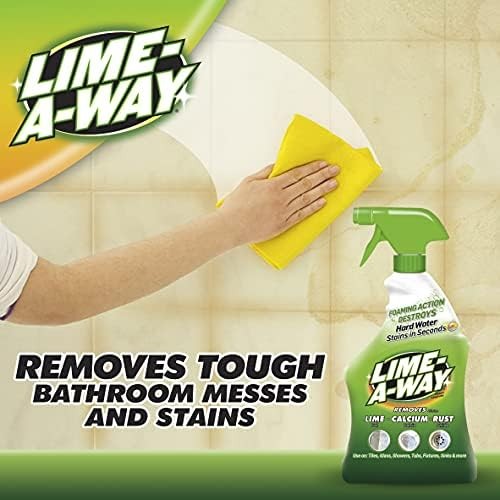 Hard Water Cleaner 22oz Spray Bottle Removes Lime Rust and Calcium