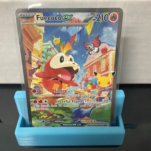 30th Celebration Pokemon Fuecoco ex 147/128 SIR NM. Pack Fresh
