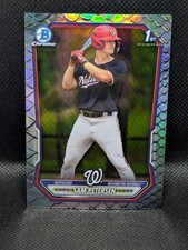 2026 Bowman Chrome #BCP-122 Sam Petersen Reptilian Washington Nationals