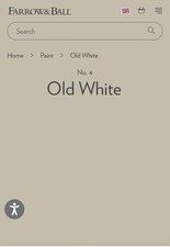 5L Farrow and Ball Old White Matt Emulsion Paint Colour Matched Valspar New