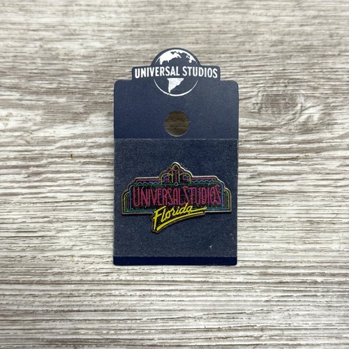 NEW Vintage UNIVERSAL STUDIOS Florida Neon Sign Retro Collectible Pin RARE