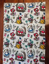 Alice Wonderland 1 Yd Fabric Cat Queen Mad Hatter Springs 42" Springs Creative