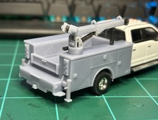 Kit de grúa de plataforma de camión mecánico a escala 1:64 para vehículos de camiones diecast