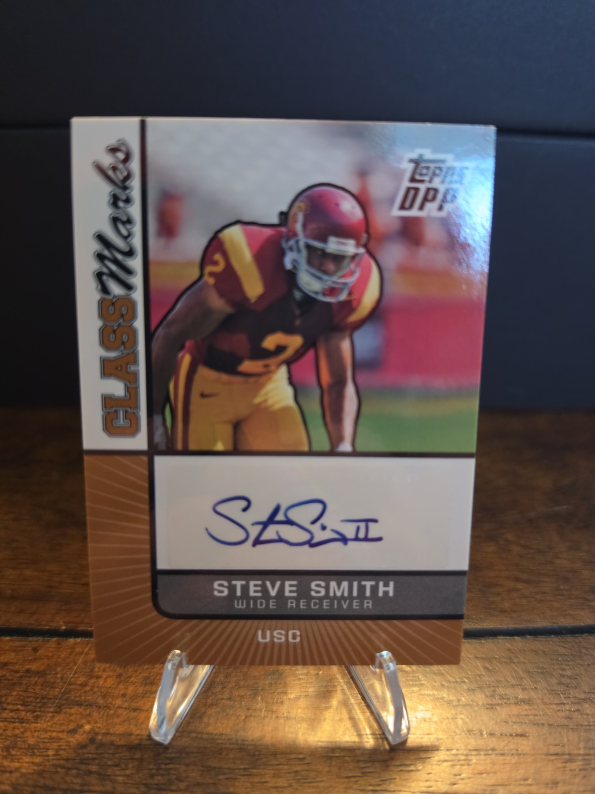 2007 Topps Draft Picks & Prospects (Dpp) - Auto Steve Smith #CM-SS (AU, RC)