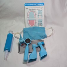 Melissa Doug Super Smile Dentist Set Replacement Tools Mirror Pick Drill Mask