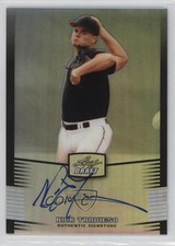 2012 Leaf Metal Draft Silver 85/99 Nick Travieso #BA-NT1 Auto 0c6