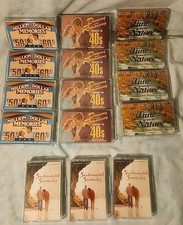 Lot of 15 Cassette Tapes Readers Digest Collections 50s  60s, 40s, Nature, Sent