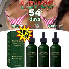 1-3x Stem Cell Collagen Peptide Oral Drops Firm Sagging Skin Reduce Wrinkle 30ml